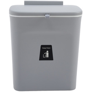 Kitchen Compost Bin for Countertop or Under Sink Hanging Small Trash Can by Livingandhome
