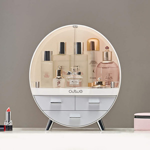Round Makeup Organiser with Legs by Livingandhome