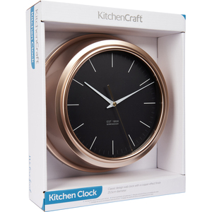 KitchenCraft Clock - Black by KitchenCraft