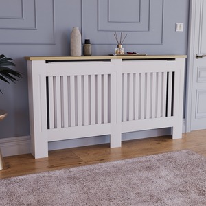 Arlington Radiator Cover - White / 152cm by Vida Designs