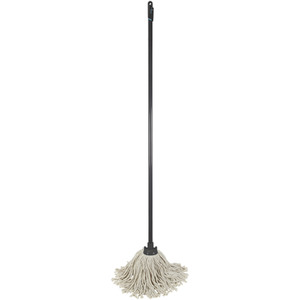 Pure Cotton Traditional String Floor Mop - Grey by JVL