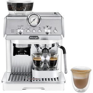 DeLonghi La Specialista Arte Bean to Cup Manual Coffee Machine - White by DeLonghi