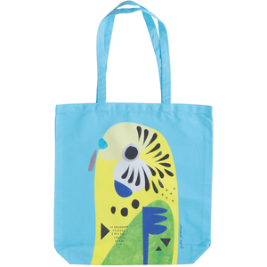 Maxwell Williams Tote Bag Pete Cromer Budgerigar Tote Bag - Blue by Maxwell Williams