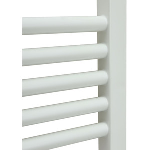 Stainless Steel Electric Towel Radiator Warmer - White / 120cm by Livingandhome