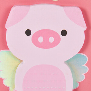Pig Sticky Notes - Pink by i doodle