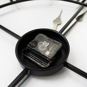 Large Metal Oversized Roman Numerals Wall Clock by WALPLUS