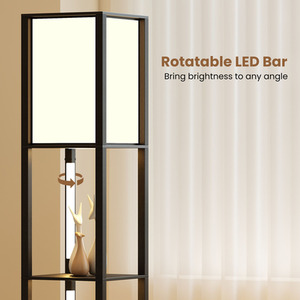 Modern Floor Lamp - Black by Costway