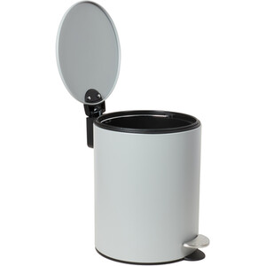 Round Pedal Bin 5L - Grey