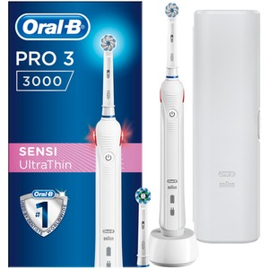 Oral B Pro 3 3000 Electric Toothbrush - White by Oral-B