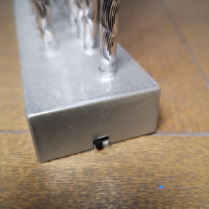 Battery Op Christmas LED Candle-bridge - Silver by Samuel Alexander