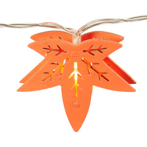 10 LED Autumnal Leaf String Light