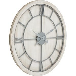 Williston Large Wall Clock Modern Decor - White by KDMK