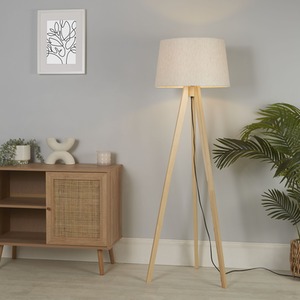 Gallon Tripod Floor Lamp - Brown by Lighting Collection