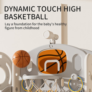 Toddler Slide and Climber Playset with Basketball Hoop and Telescope by Livingandhome