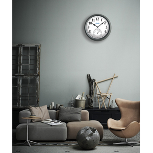 Pololio Wall Clock with Thermometer by Audlee