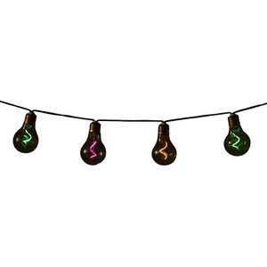 10 LED Neon Bulb String Light