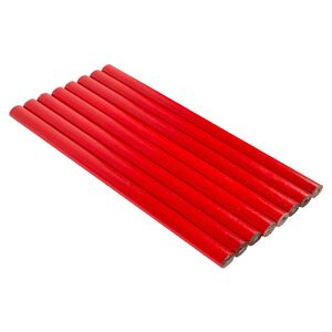 Carpenters Pencils Red Pack of 8 - Red by Blackspur