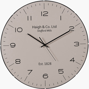 Dome Glass Wall Clock by Pacific Lifestyle