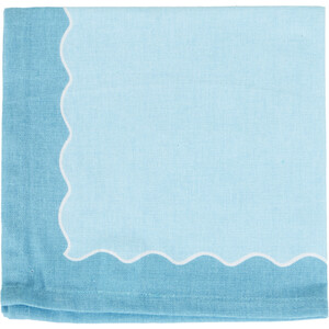 Pack of 4 Wave Edge Napkins - Multicolour