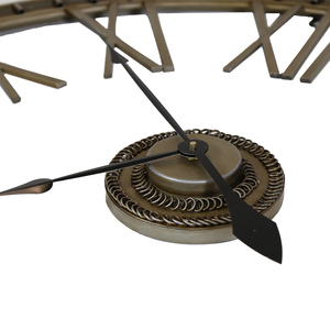 Extra Large 95cm Outdoor Skeleton Wall Clock - Bronze by Charles Bentley