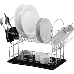 Catania Range Dish Drainer Range - Black by Casa