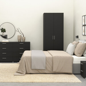 Pepe 3 Piece Bedroom Set - Black
