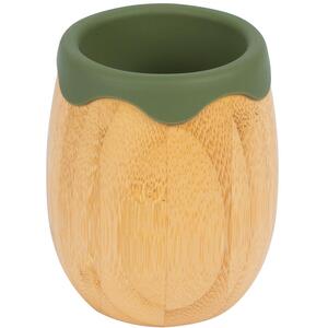 130ml Bamboo Baby Trainer Cup - Olive Green / 8cm by Tiny Dining