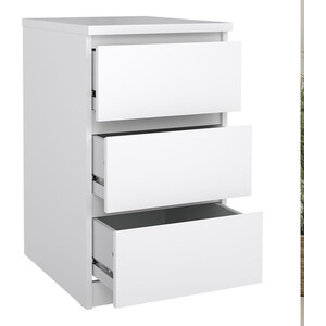 Naia 3 Piece Bedroom Set - White