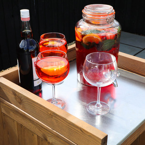 Wooden Outdoor Kitchen Cabinet Pressure Treated - Brown by Waltons