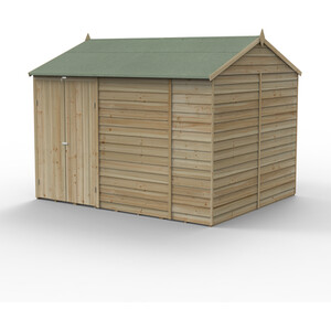 4LIFE Reverse Apex Shed Shed 10x8 - No Installation / With Base / 0 by Forest Garden