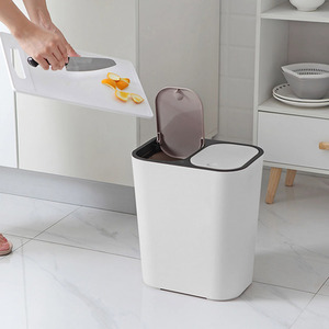 2 In 1 Kitchen Sorting Waste Bin by lifeideas