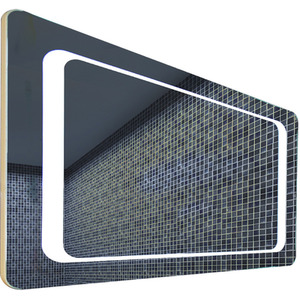 Anti-Fog LED Bathroom Mirror - Silver by Livingandhome