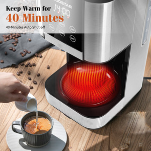 Filter Coffee Machine 1000W - Silver by Aigostar