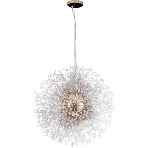 16 Lights Dandelion Ceiling Lighting Crystal Pendant - Gold