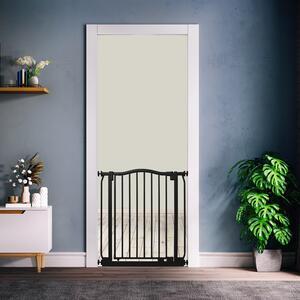 Curved Top Safety Gate - Matt Black / 107cm - 116cm by Safetots