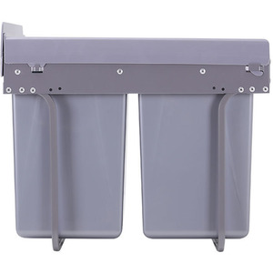 Bin Pull-Out Double Kitchen Waste Unit - Grey by Kidkid
