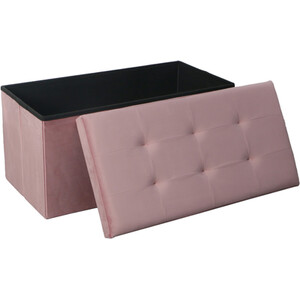 Seville Brushed Velvet Trunk - Pink