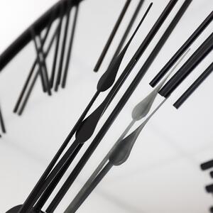 Large Metal Oversized Roman Numerals Wall Clock by WALPLUS