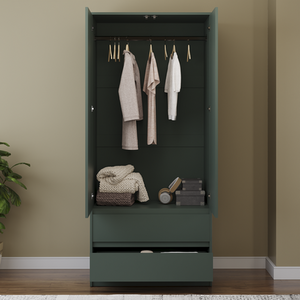 Denver Bedroom Set (2 Drawer Bedside (x2), 5 Drawer Chest, 2 Door Wardrobe) by Vida Designs