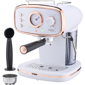 15-Bar Retro Espresso Coffee Machine by Cooks Professional
