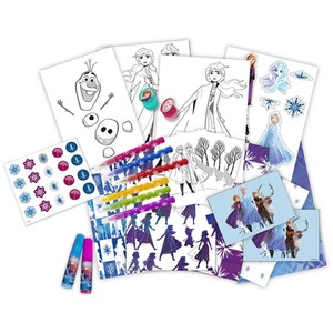 DISNEY Frozen II Children's My Filled Christmas Stocking with 80 Creative Access - White by DISNEY