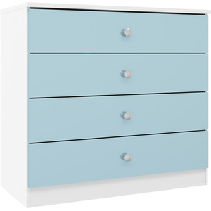 Denver Trio Set - White and Blue Gloss - White and Blue Gloss by Seconique