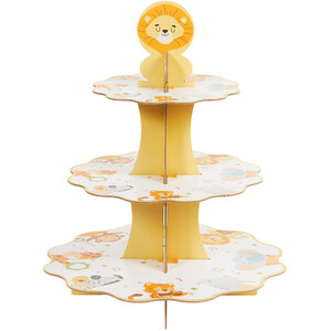 Safari Party Cake Stand - Multicolour by My Party