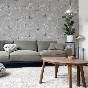 Arthouse Japanese Garden Wallpaper - Grey by Arthouse