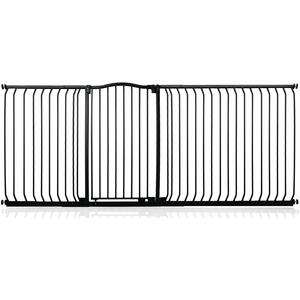 Extra Tall Curved Top Safety Gate - Matt Black / 225cm - 234cm by Safetots