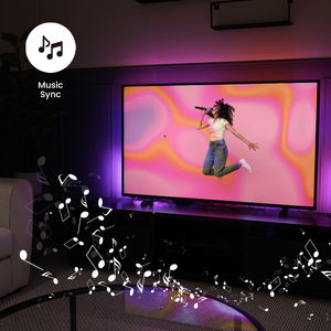 Smart RGBIC TV Backlight Strip - Black by ValueLights