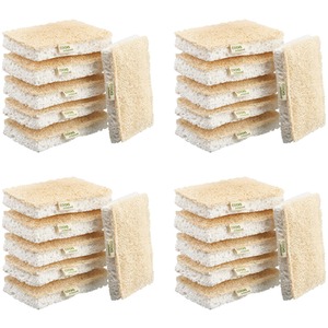 Cooks Professional Eco Sponge Scourers - White / 24 by Cooks Professional