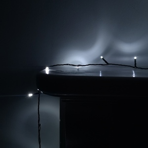 LED Christmas Multi Function Mains Operated Timer String Lights - Cool White / 0.9kg / no by Samuel Alexander