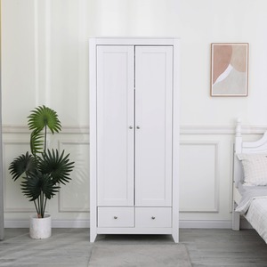 HMD White Wooden Bedroom 3 or 4 Pieces Set by HMD Furniture