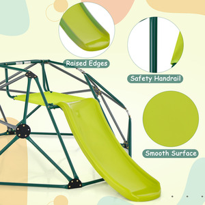 Climbing Dome and Play Set - Green by Costway